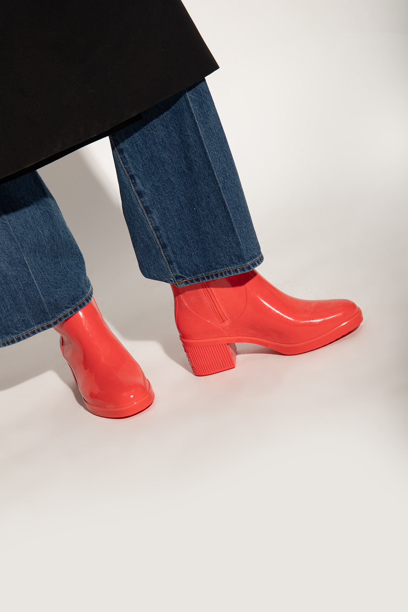 Red Puddle heeled rain boots Kate Spade Vitkac Italy